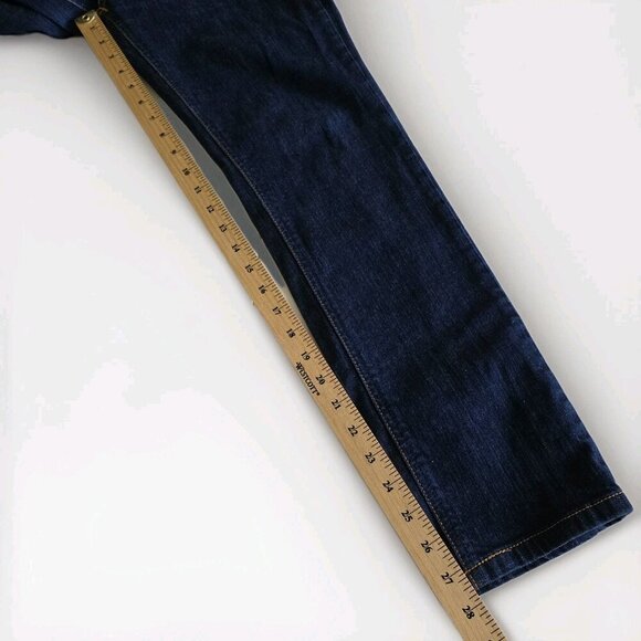 Nudie Jeans Co Thin Finn Dry Ecru Embo Jeans Mens 33(29) x 34(28) Preppy HEMMED - Picture 6 of 16